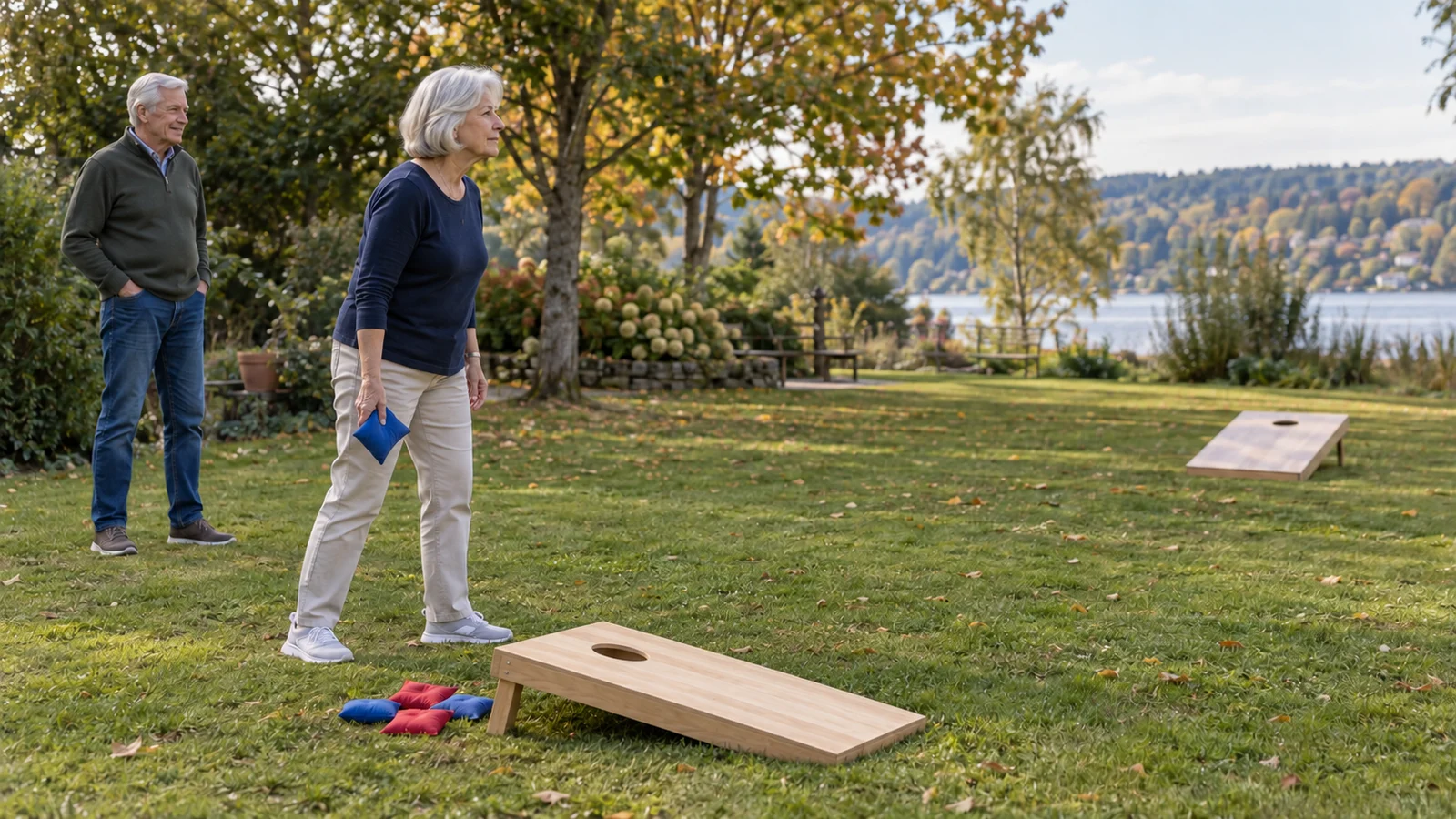 Passendes Bild zum Beitrag Cornhole ab 60: Boards aufstellen, Säckchen werfen und Punkte zählen
