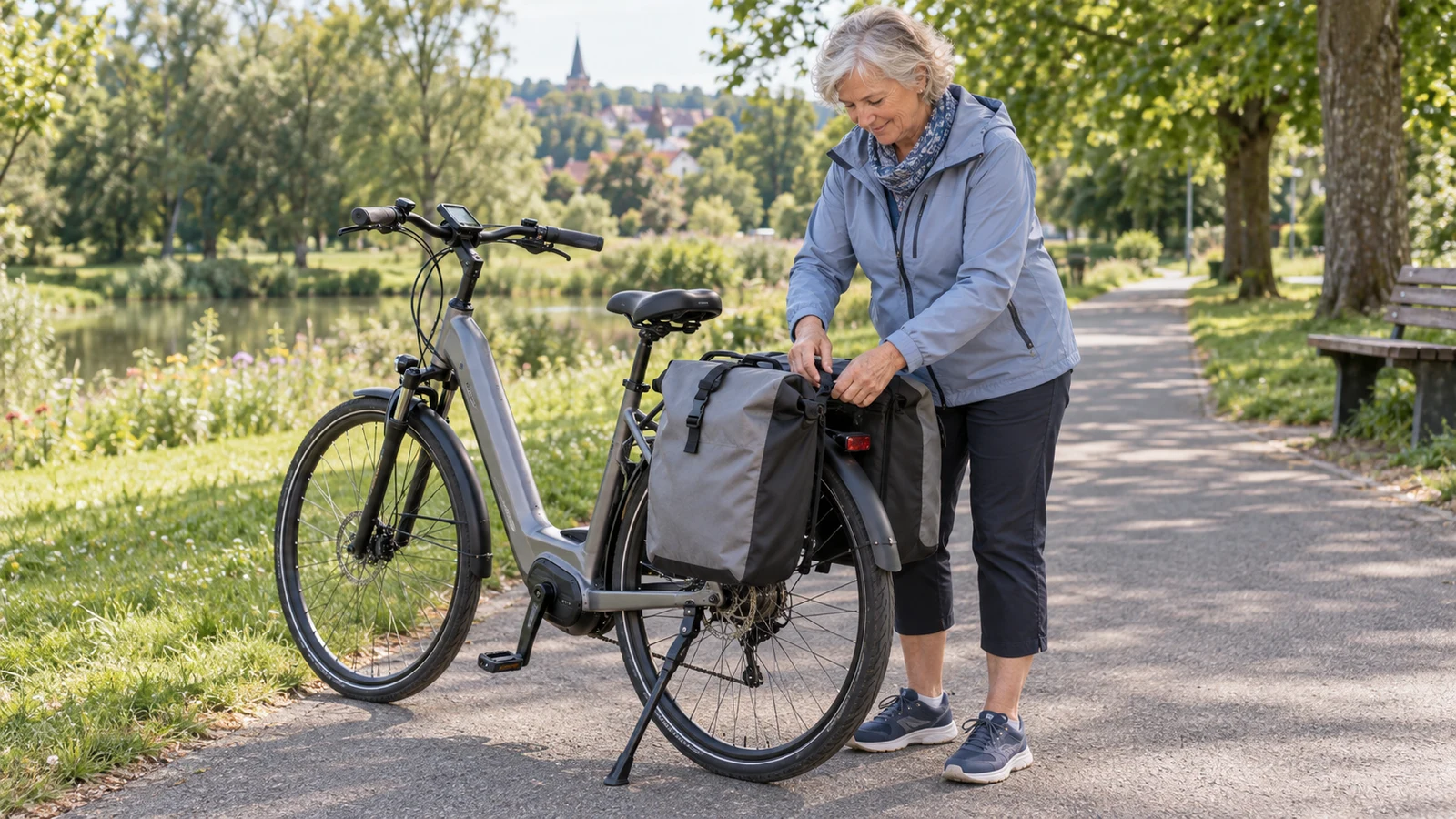 Passendes Bild zum Beitrag E-Bike-Gepäcktaschen ab 60: Gewicht, Befestigung und Balance prüfen