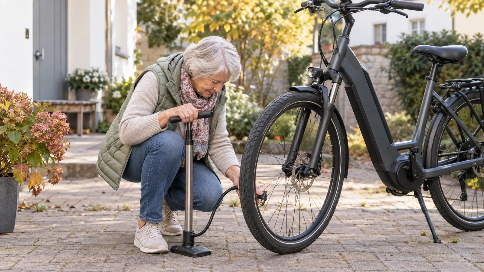 Passendes Bild zum Beitrag E-Bike-Reifen ab 60 prüfen: Luftdruck, Profil und Ventile vor der Tour