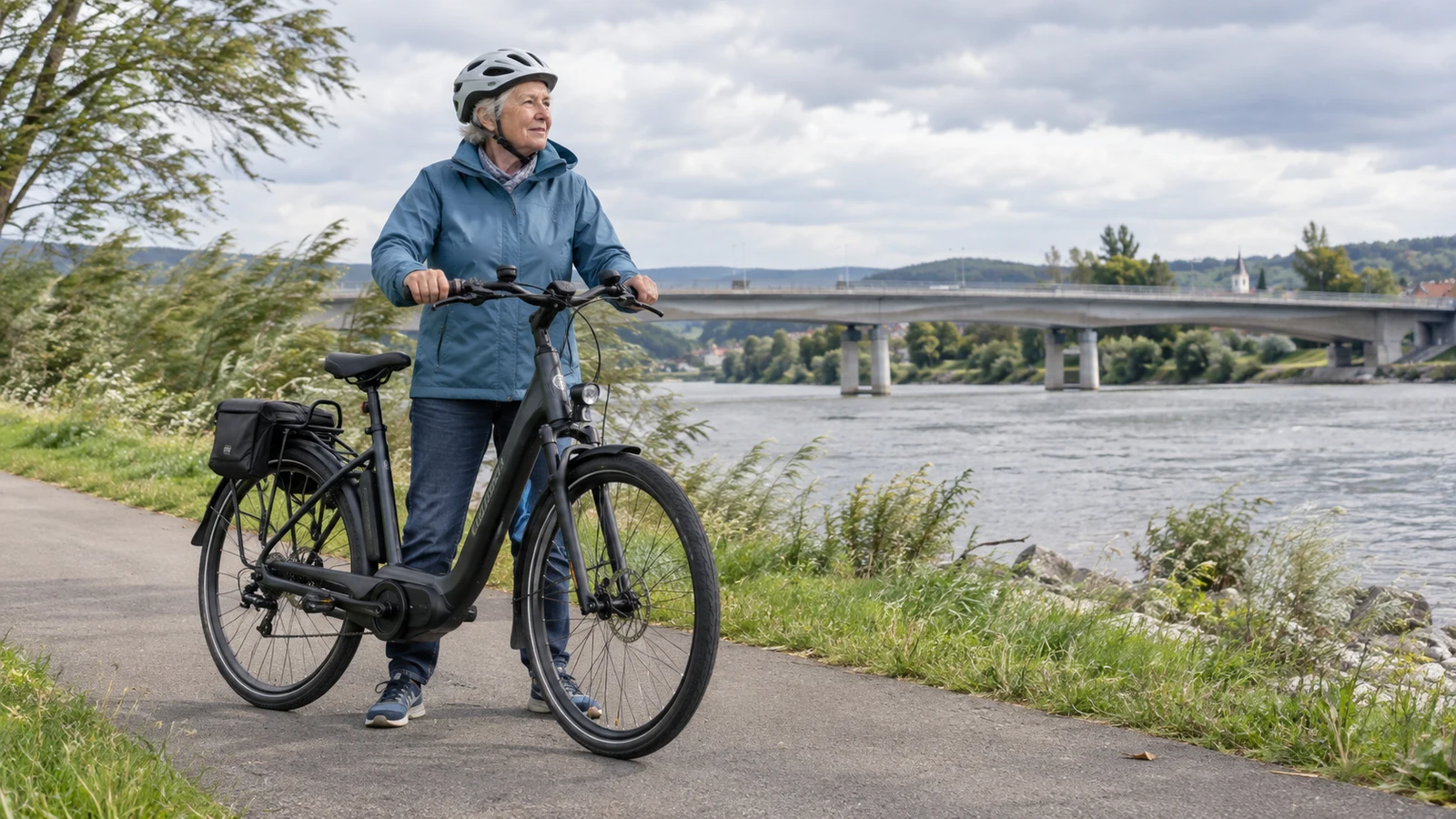 Passendes Bild zum Beitrag E-Bike bei Seitenwind ab 60: Brücken, Böen und Pausen gut planen