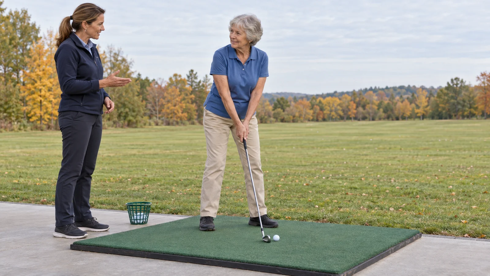 Passendes Bild zum Beitrag Golf-Schnupperkurs ab 60: Übungsbereiche, Leihschläger und klare Abläufe