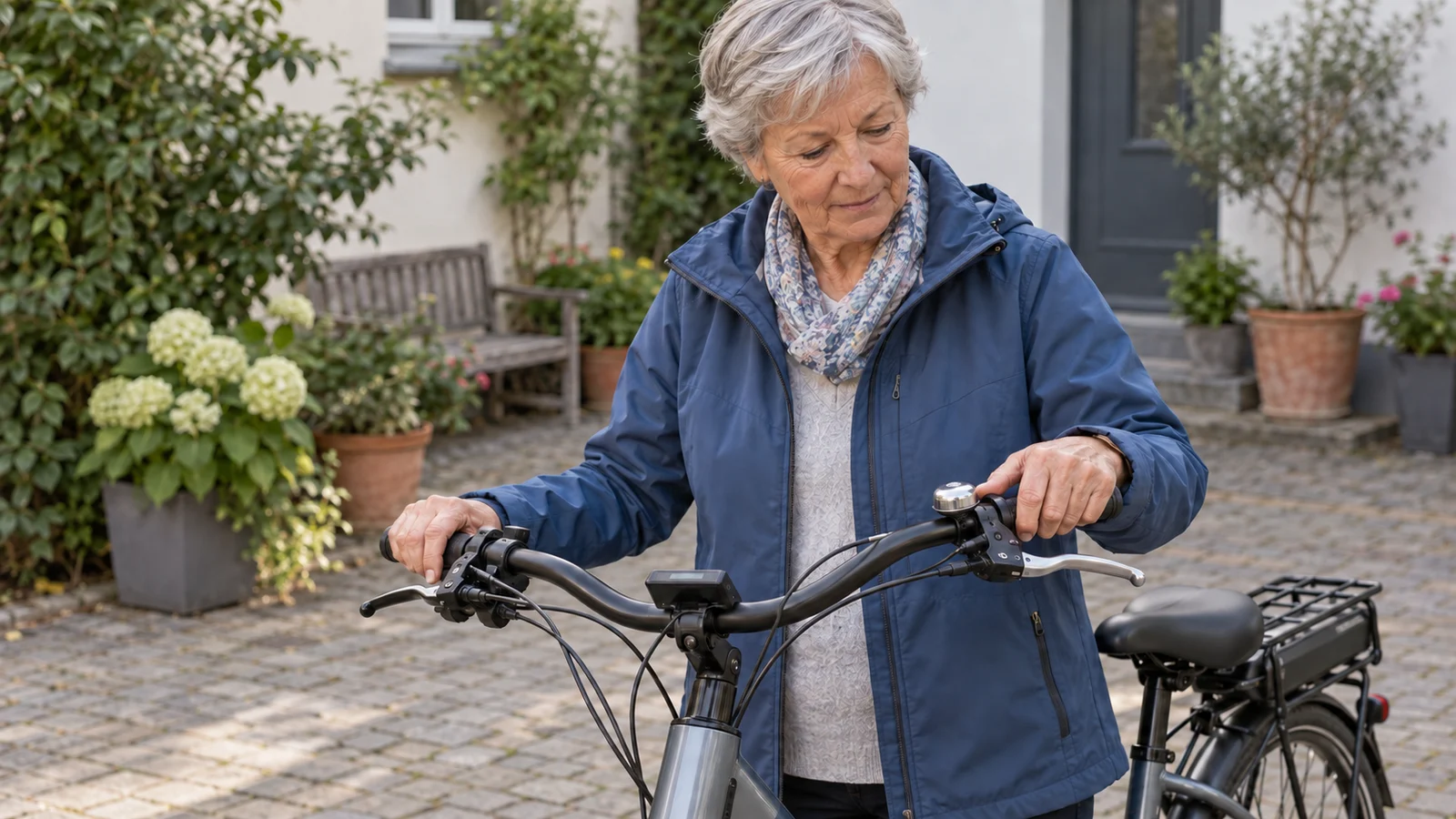 Passendes Bild zum Beitrag Fahrradklingel am E-Bike ab 60: Griffnähe, Funktion und rücksichtsvolle Signale