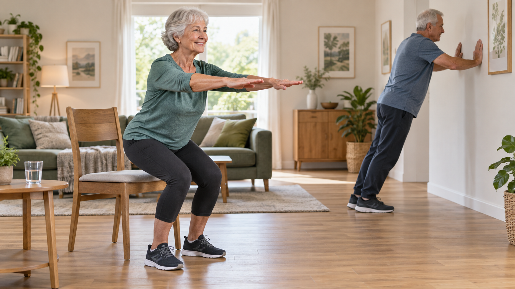Passendes Bild zum Beitrag 20-Minuten-Krafttraining ab 60: sicher zu Hause starten