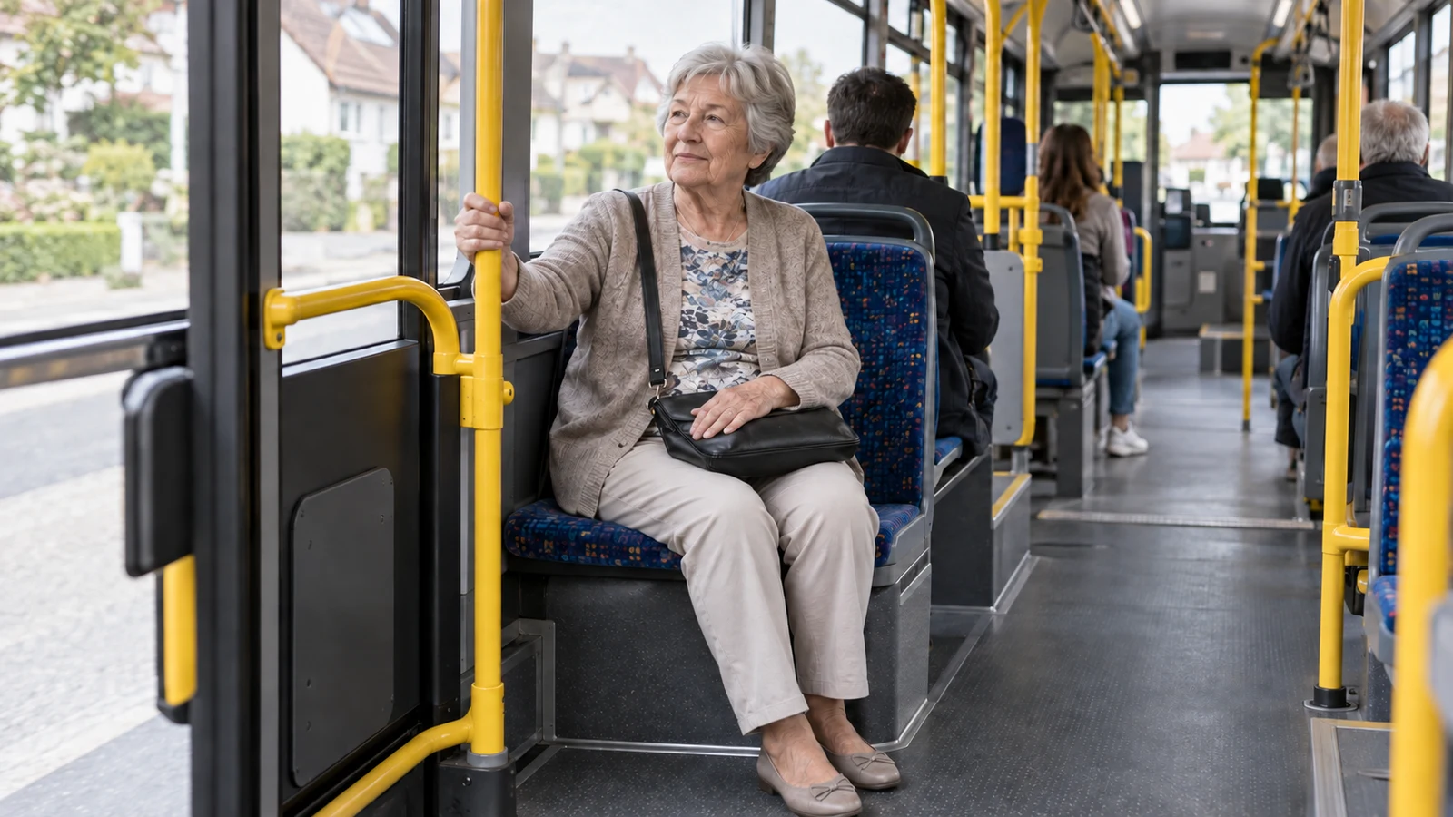 Passendes Bild zum Beitrag Linienbus fahren ab 60: Einsteigen, Halt finden und ruhig aussteigen