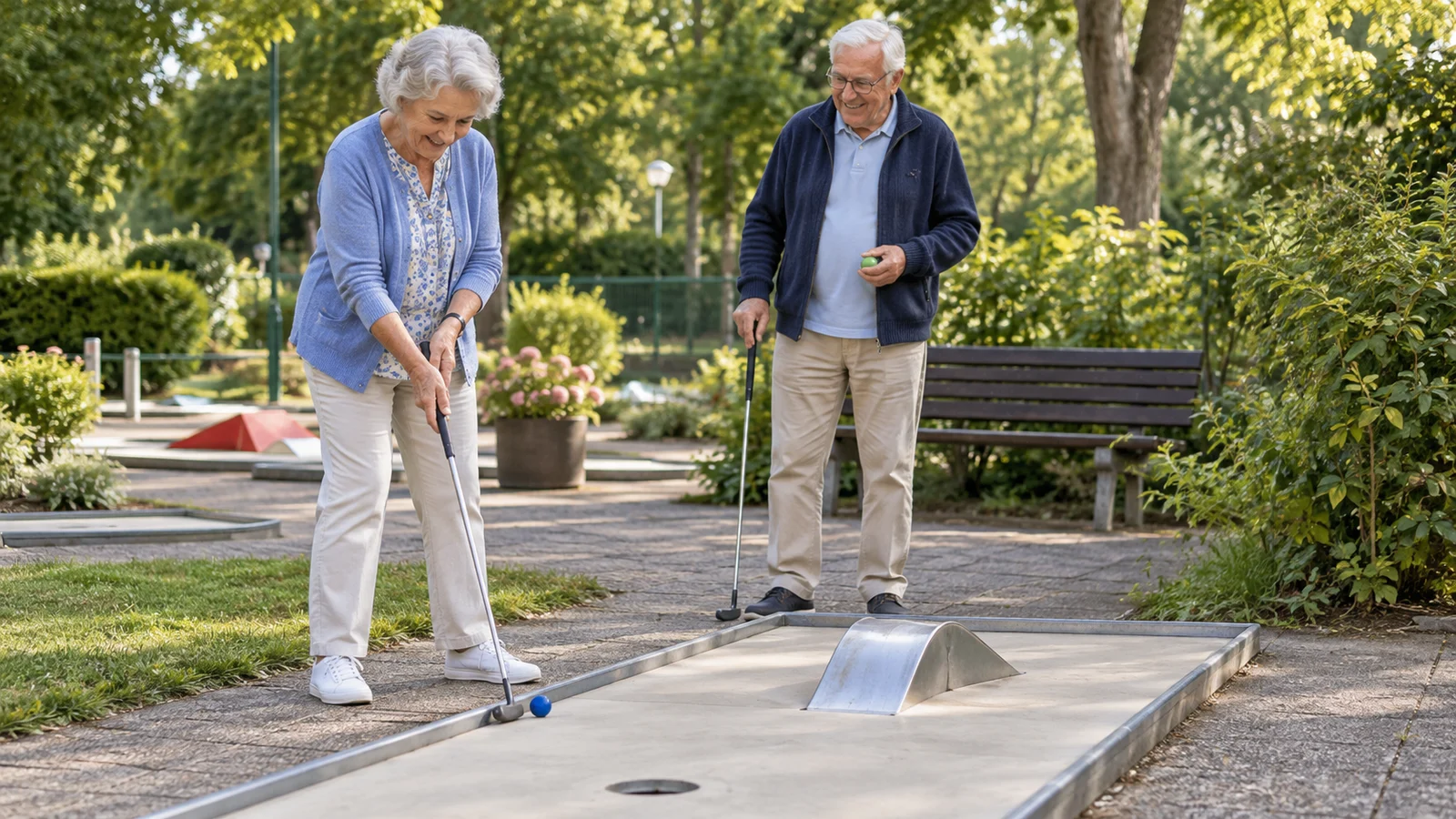 Passendes Bild zum Beitrag Minigolf ab 60: Schläger auswählen, Bahnen lesen und Punkte einfach notieren