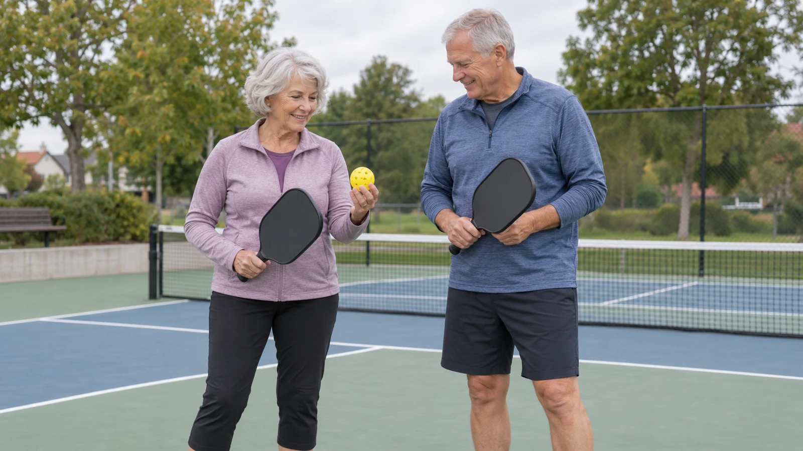 Passendes Bild zum Beitrag Pickleball ab 60: Ausrüstung, Kitchen-Regel und die erste Spielrunde