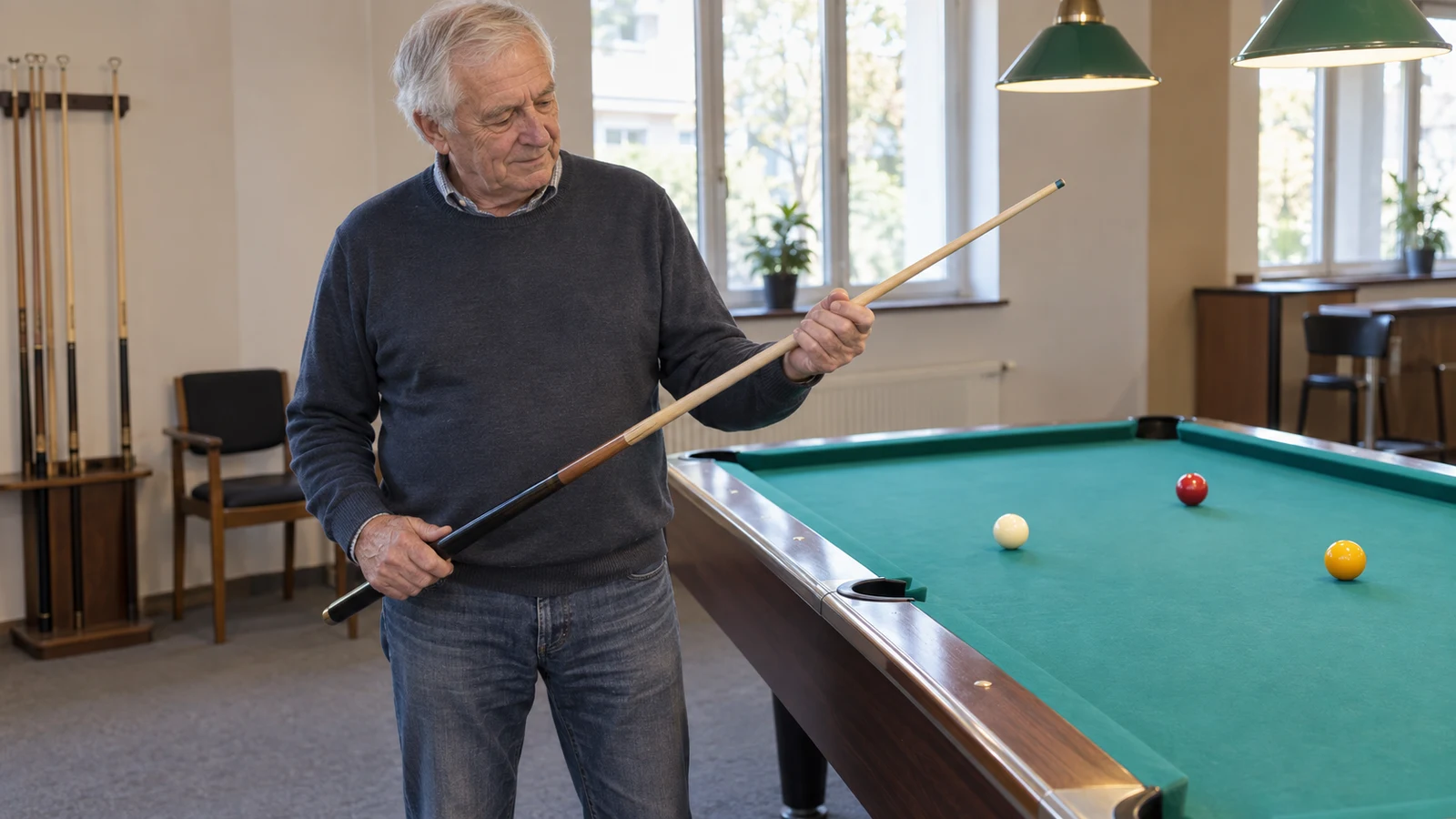Passendes Bild zum Beitrag Poolbillard ab 60: Leihqueue, Tisch und erste Stöße kennenlernen
