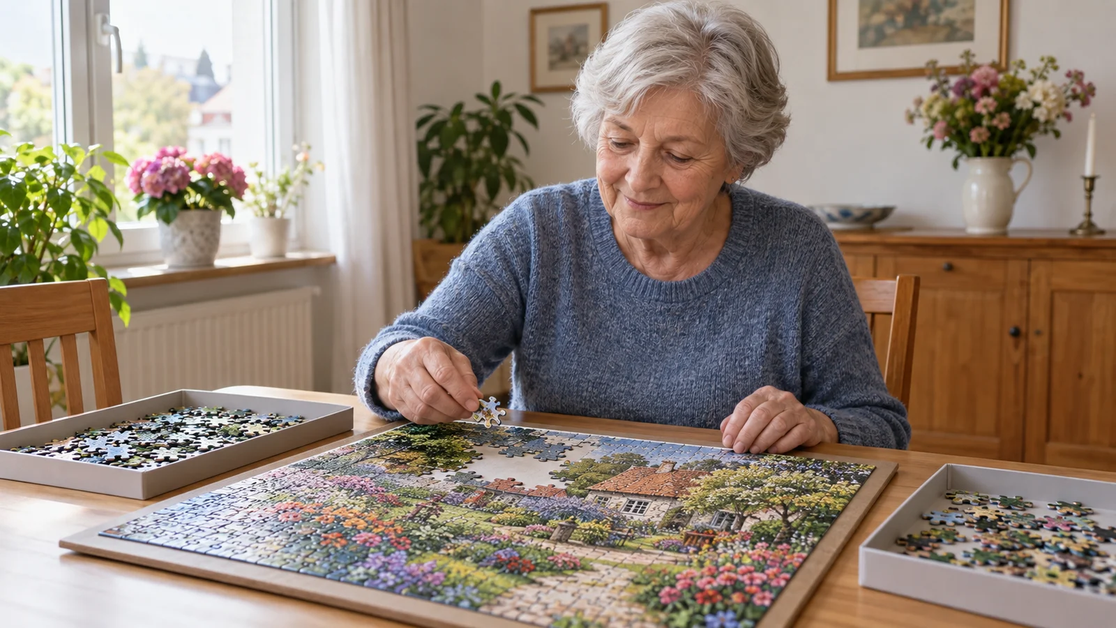 Passendes Bild zum Beitrag Puzzeln ab 60: Motiv auswählen, Teile sortieren und Zwischenstände sicher aufbewahren