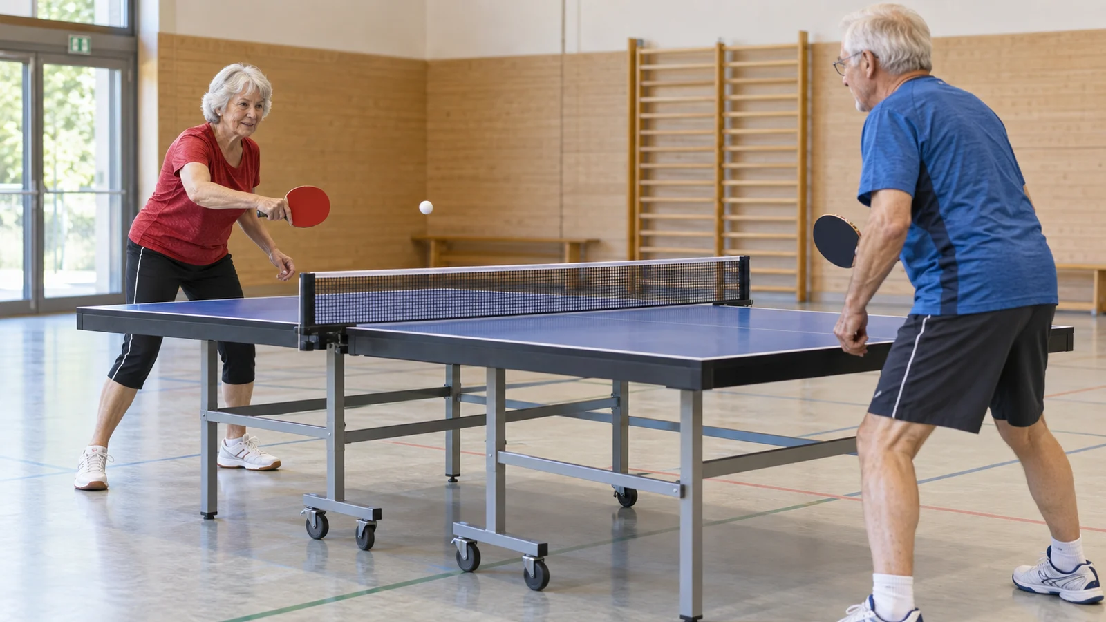Passendes Bild zum Beitrag Tischtennis ab 60: Schläger, sicherer Stand und eine ruhige erste Runde