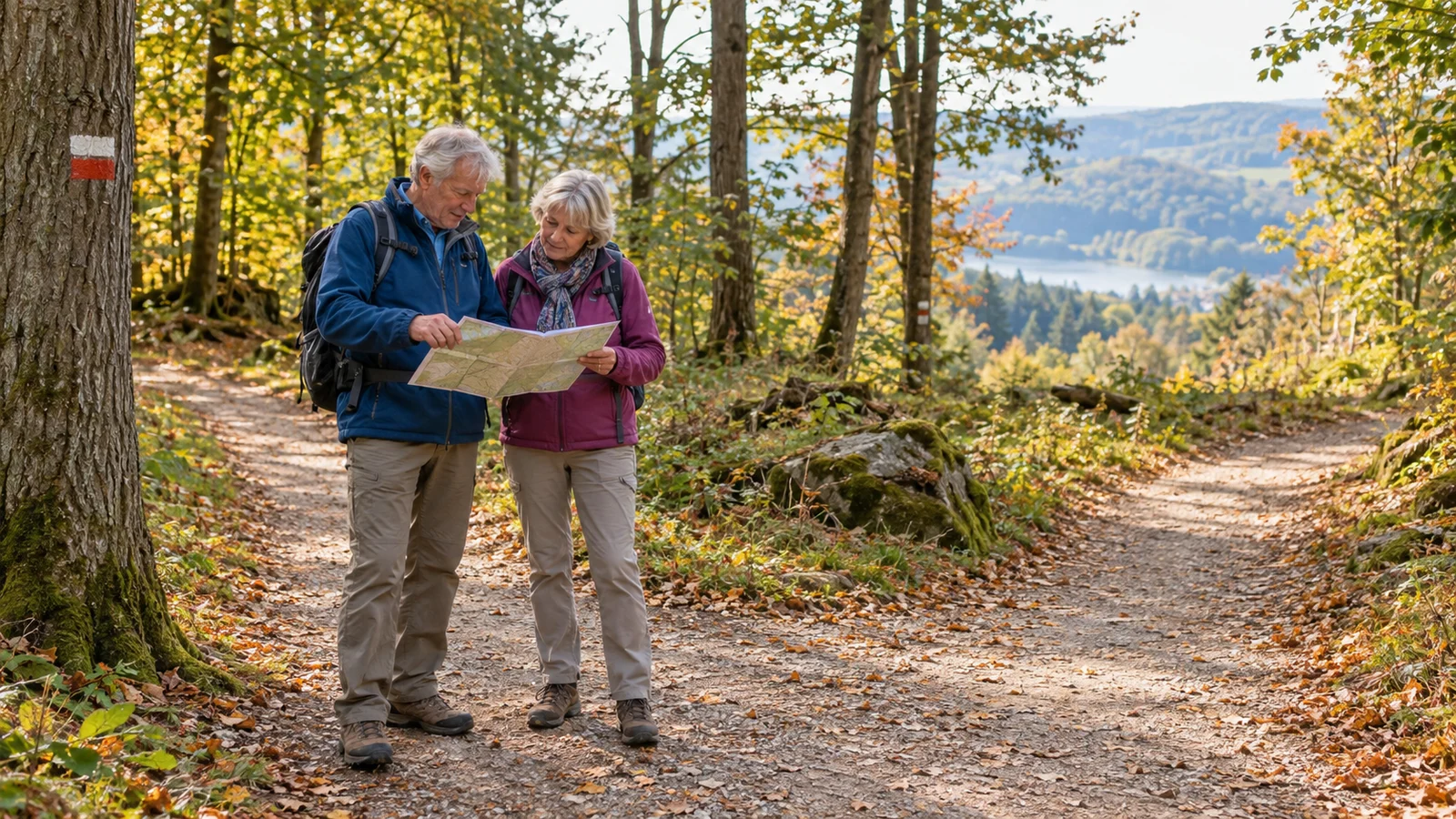 Passendes Bild zum Beitrag Wanderwegmarkierungen ab 60: Abzweige, Karte und Rückweg im Blick behalten
